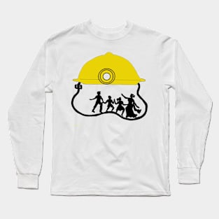 Stay safe stay happy miner Long Sleeve T-Shirt